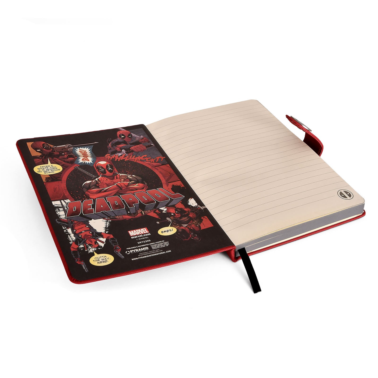 Produktbild Deadpool - Splatter Logo Premium Notizbuch A5