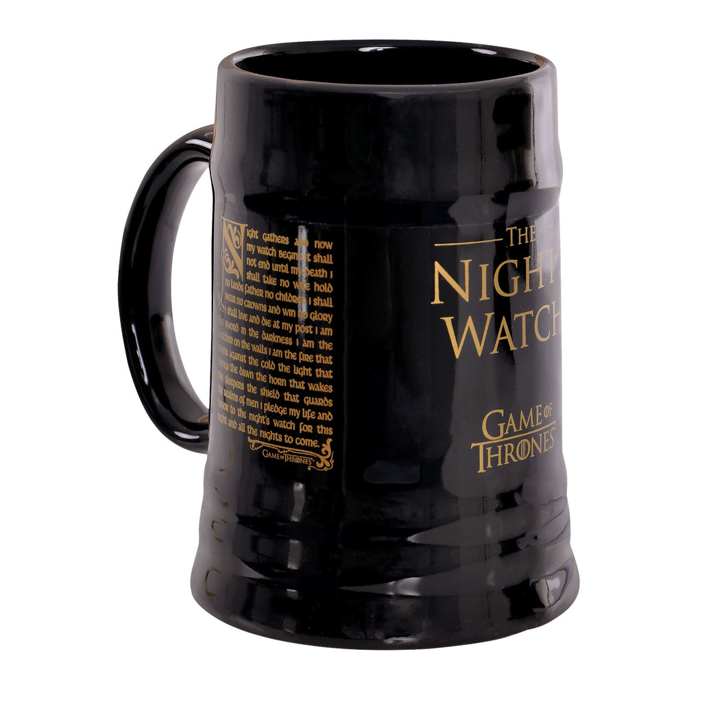 Produktbild Game of Thrones - Eid der Nachtwache Krug schwarz
