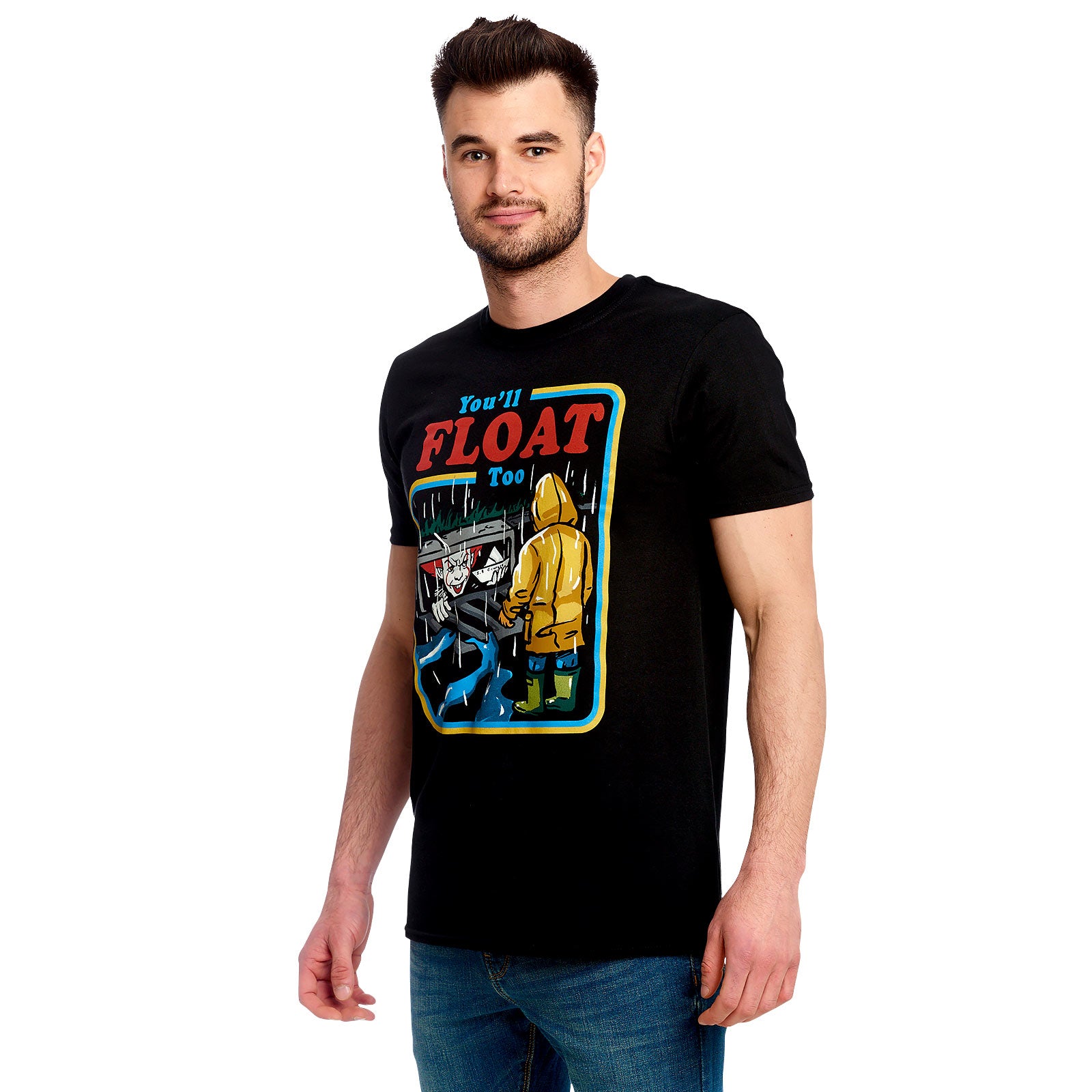 Product image Stephen King's IT - You'll Float Too Comic T-Shirt Black