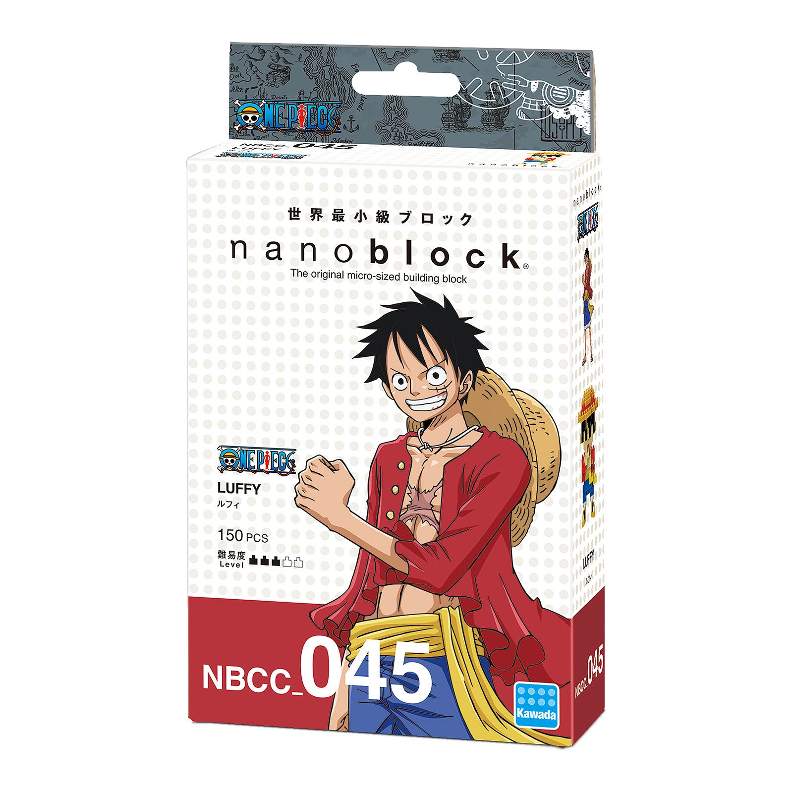 Produktbild One Piece - Luffy nanoblock Mini Baustein Figur