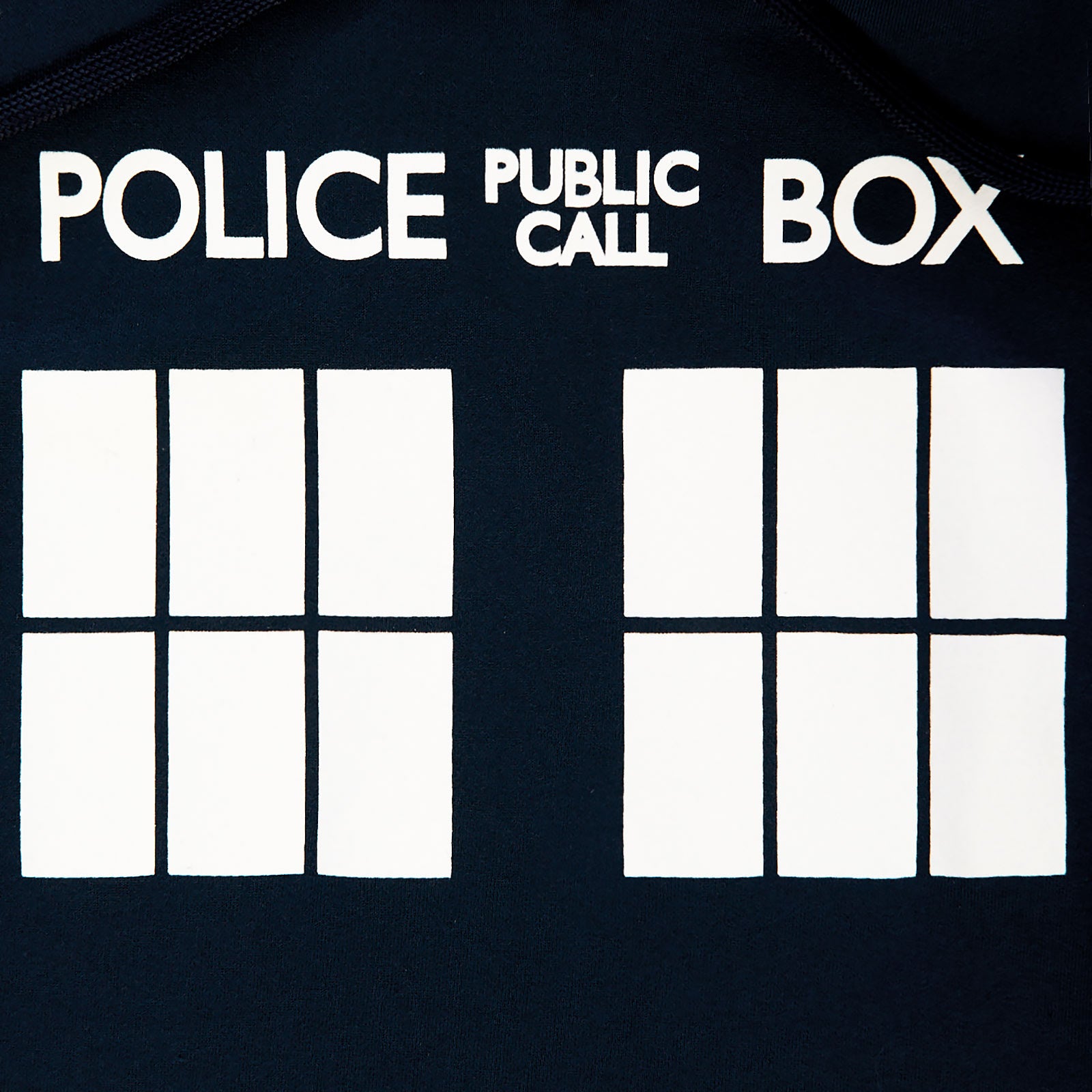 Produktbild Doctor Who - Tardis Police Box Hoodie blau