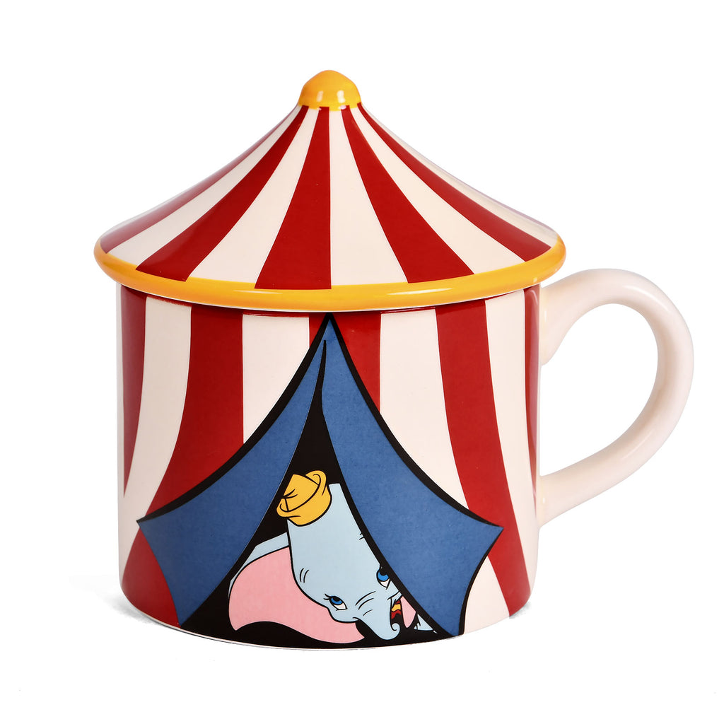 Produktbild Dumbo - Zirkuszelt 3D Tasse mit Deckel