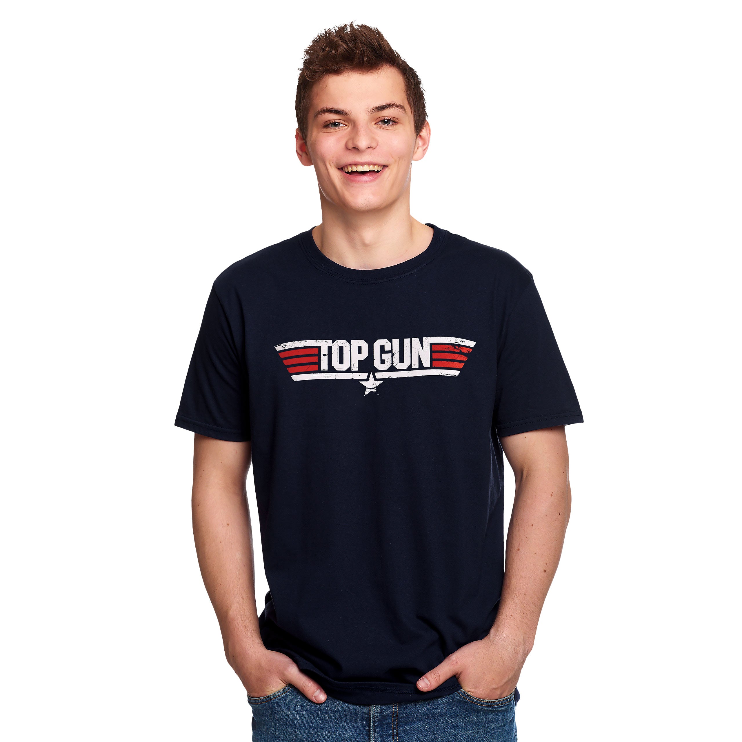 Produktbild Top Gun - Logo T-Shirt blau