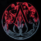 Produktbild Assassins Creed - Characters & Hidden Blade T-Shirt schwarz
