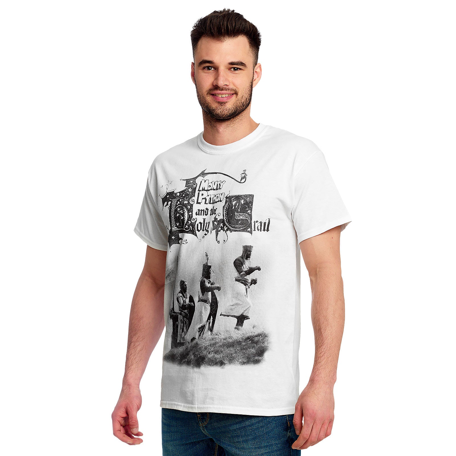 Produktbild Monty Python - Die Ritter der Kokosnuss T-Shirt weiß