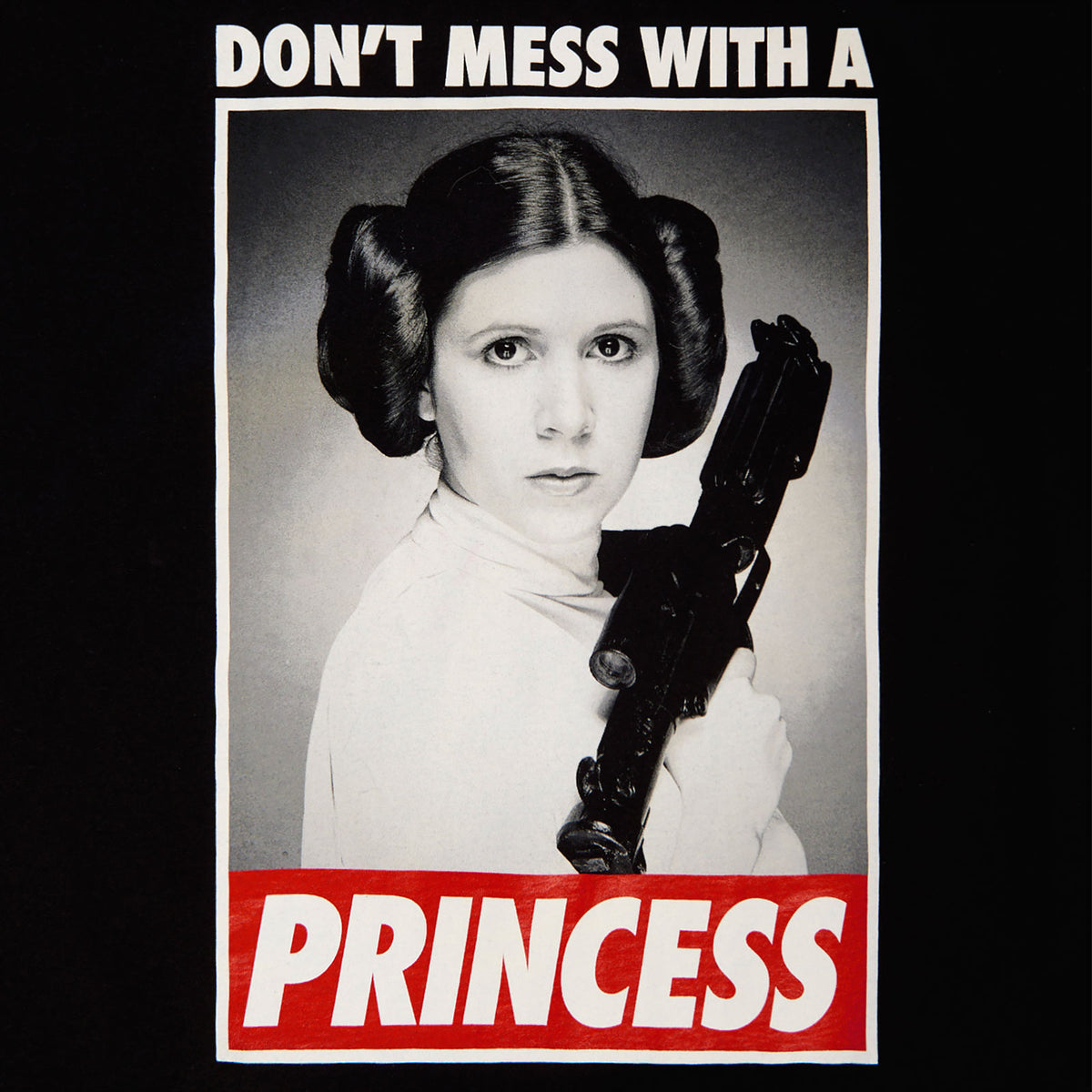 Produktbild Star Wars - Leia Don't Mess With a Princess T-Shirt schwarz