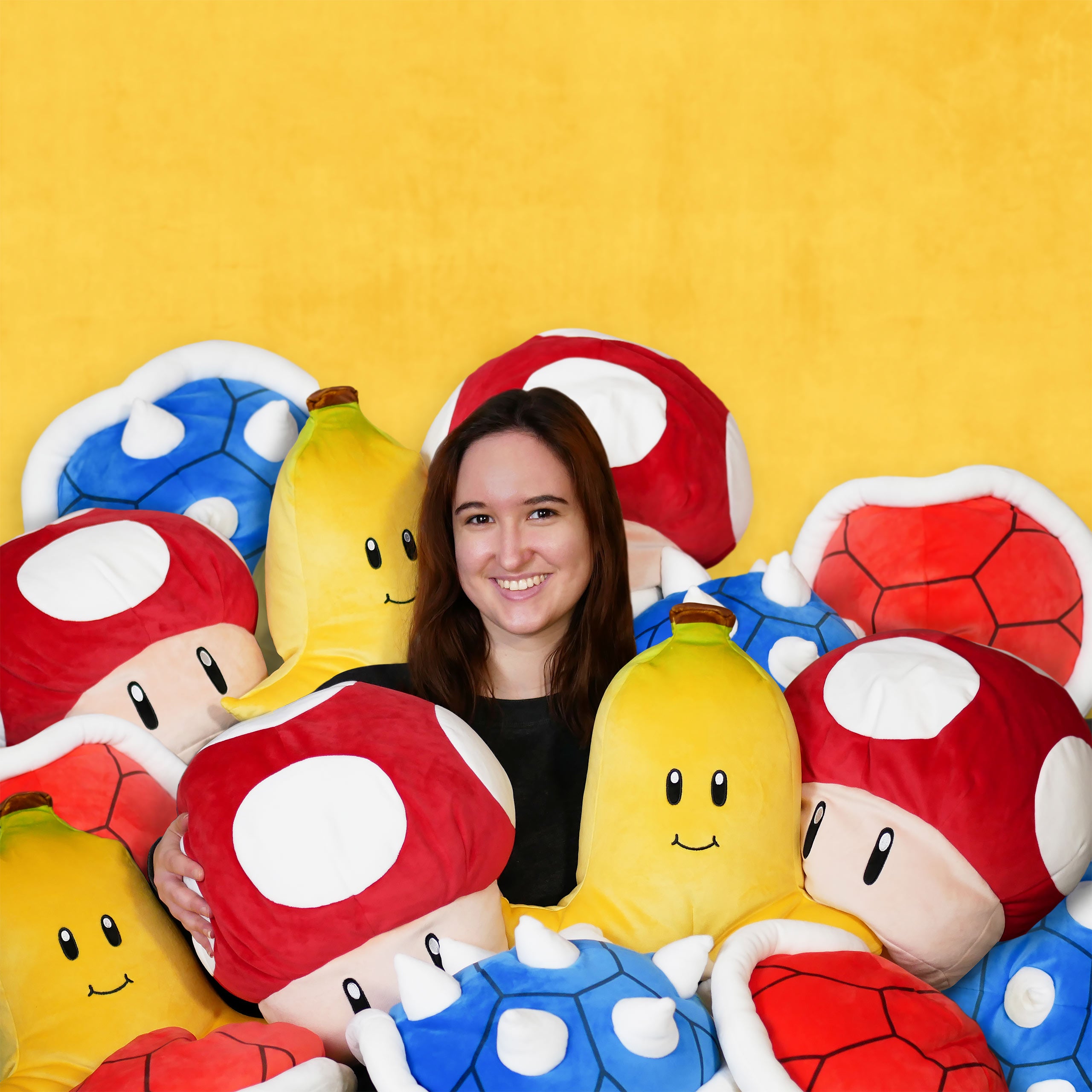 Produktbild Super Mario - Super-Pilz Plüsch Figur XL