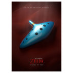Produktbild Okarina der Zeit Metall Poster für Zelda Fans