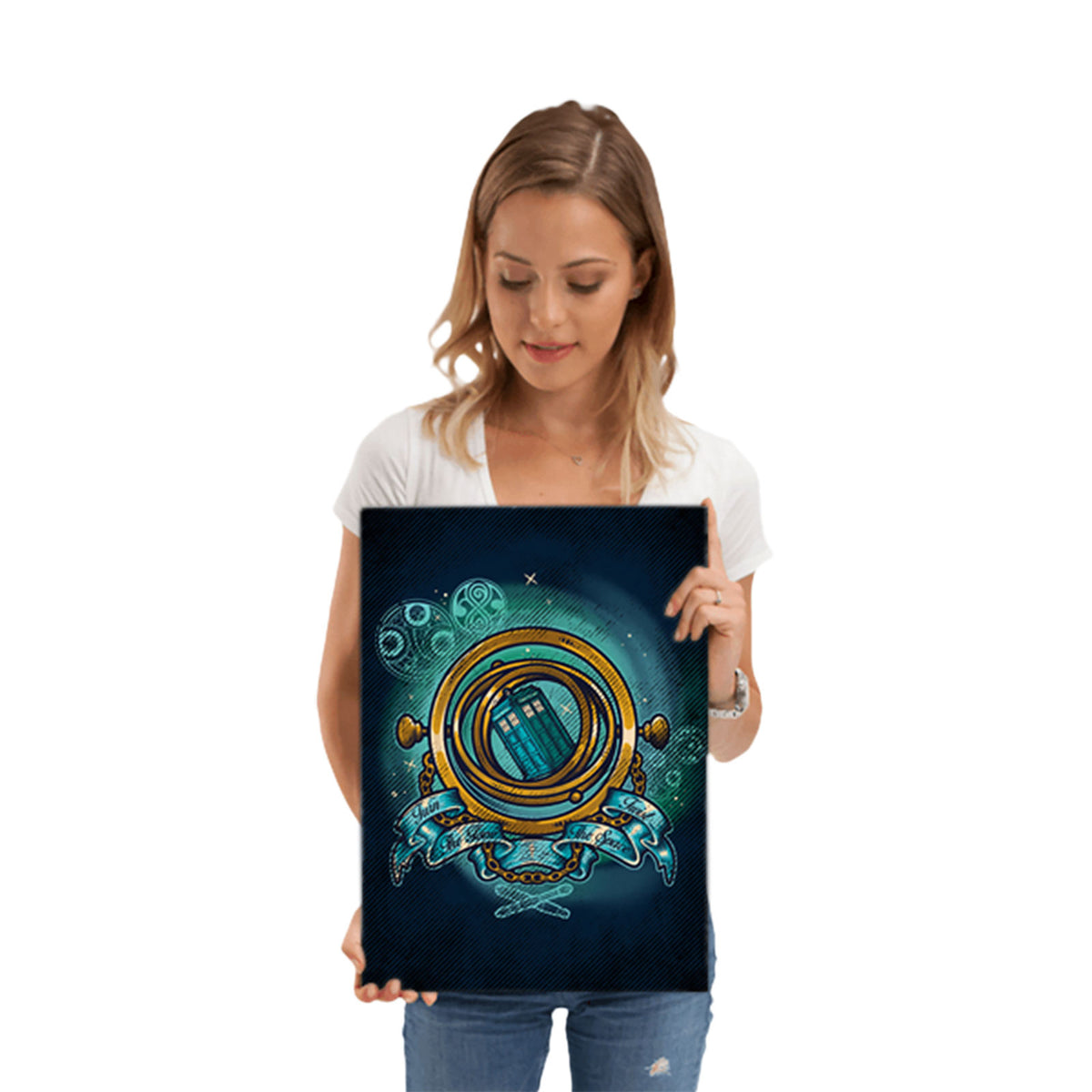 Produktbild Turn Time Twist Space Metall Poster für Doctor Who Fans