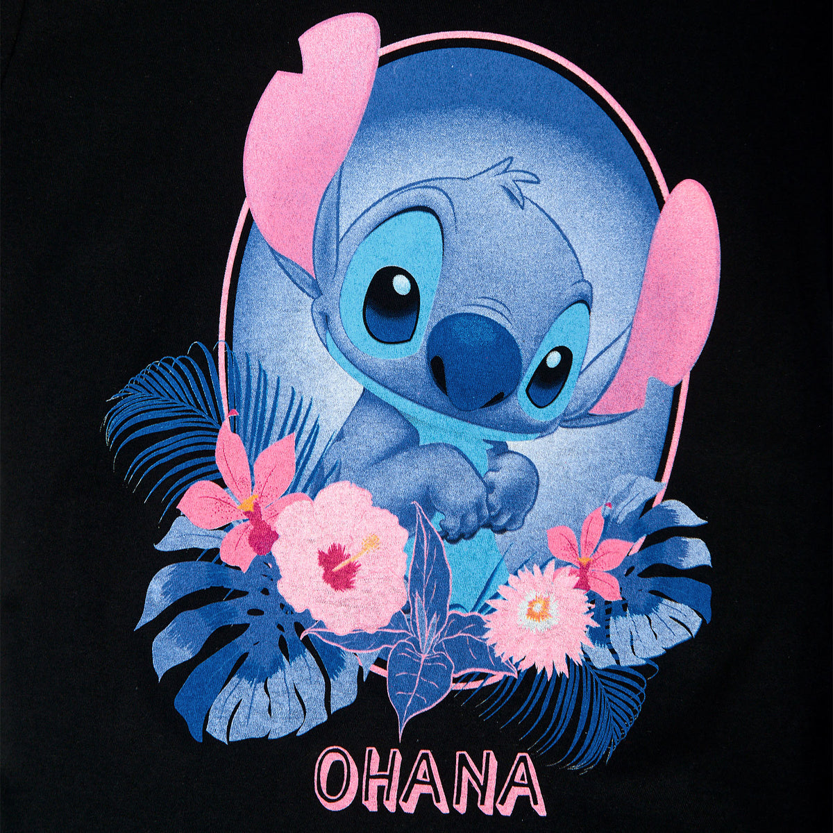 Produktbild Lilo & Stitch - Ohana T-Shirt Damen schwarz