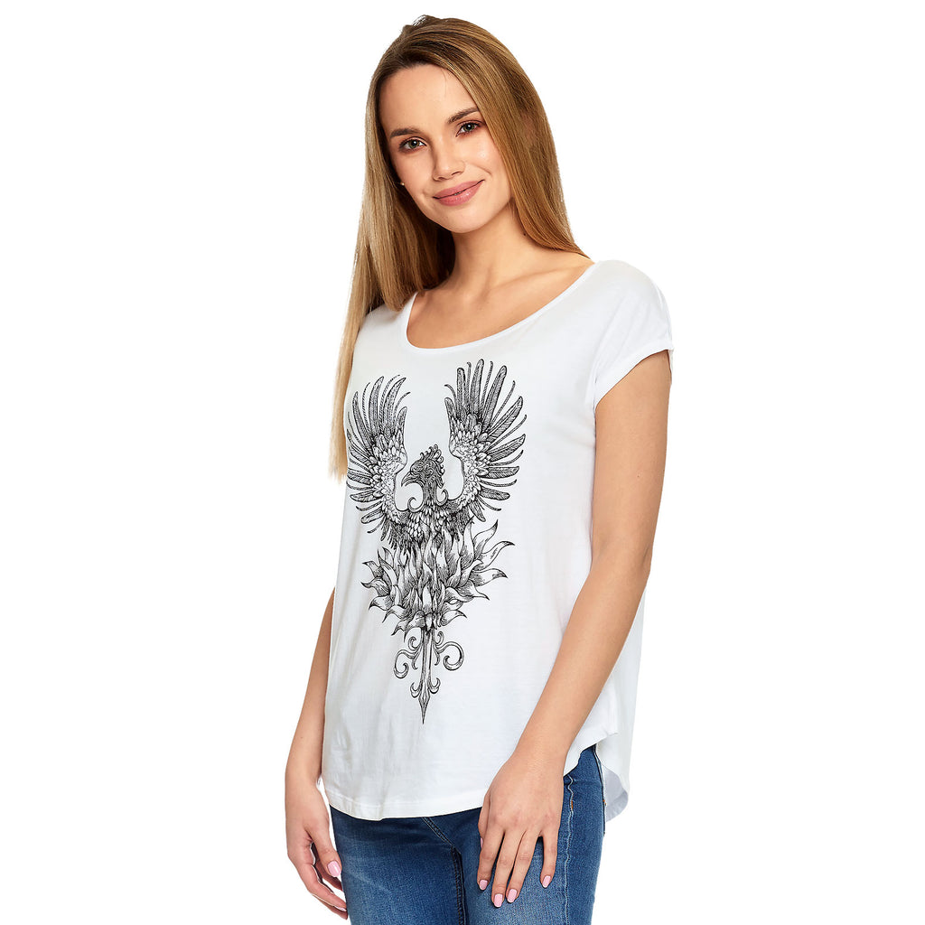 Produktbild Harry Potter - Phönix T-Shirt Damen weiß