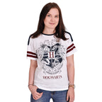 Produktbild Harry Potter - Hogwarts Wappen T-Shirt Damen weiß