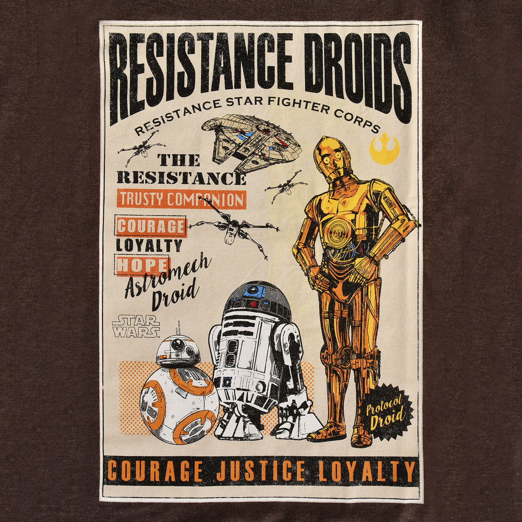 Produktbild Star Wars - Resistance Droids T-Shirt braun