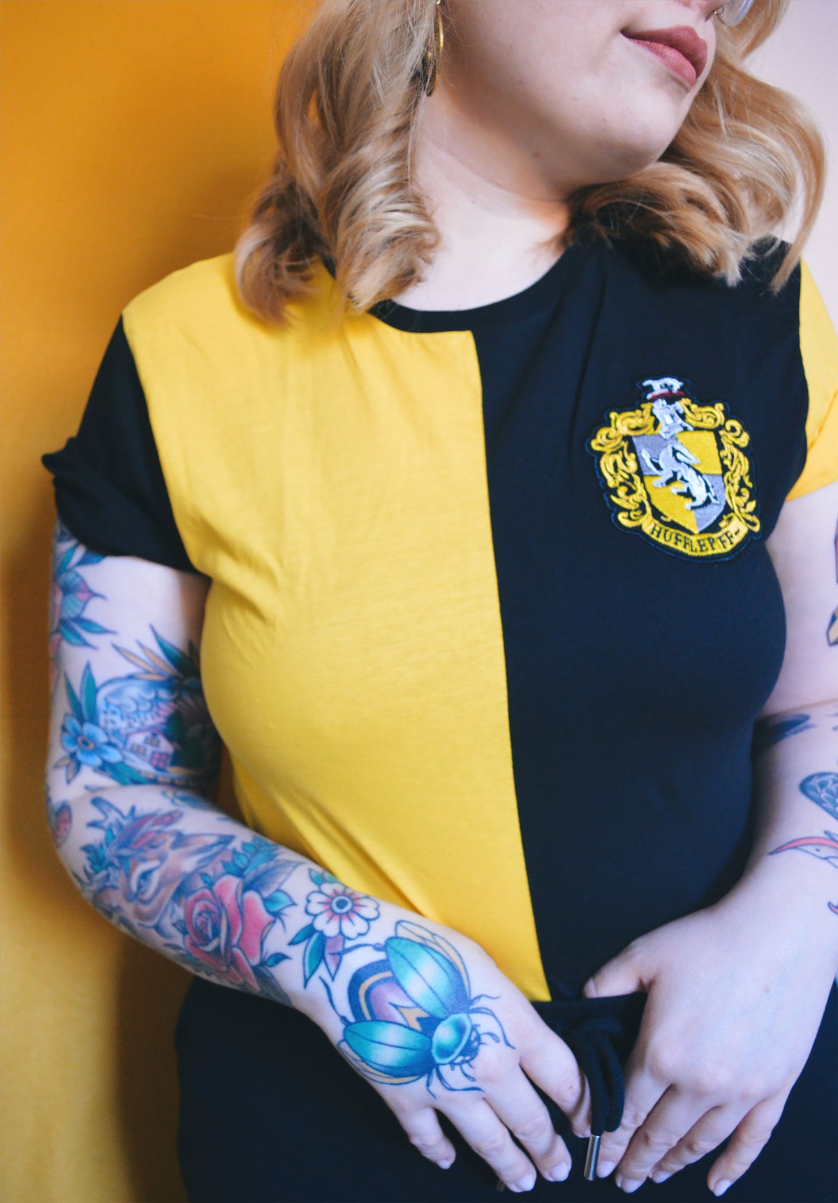 Produktbild Harry Potter - Hufflepuff Tournament T-Shirt gelb-schwarz