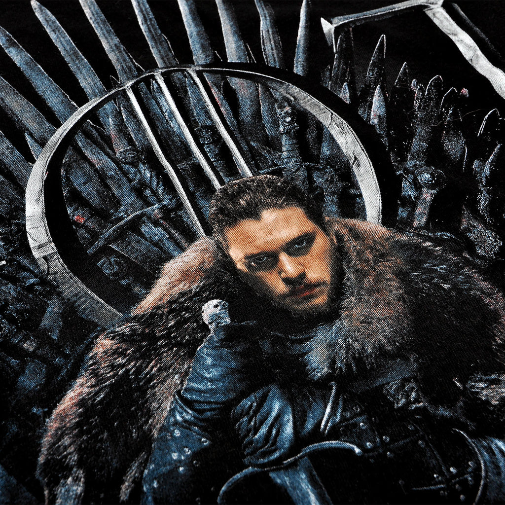 Produktbild Game of Thrones - Jon Snow For The Throne T-Shirt schwarz