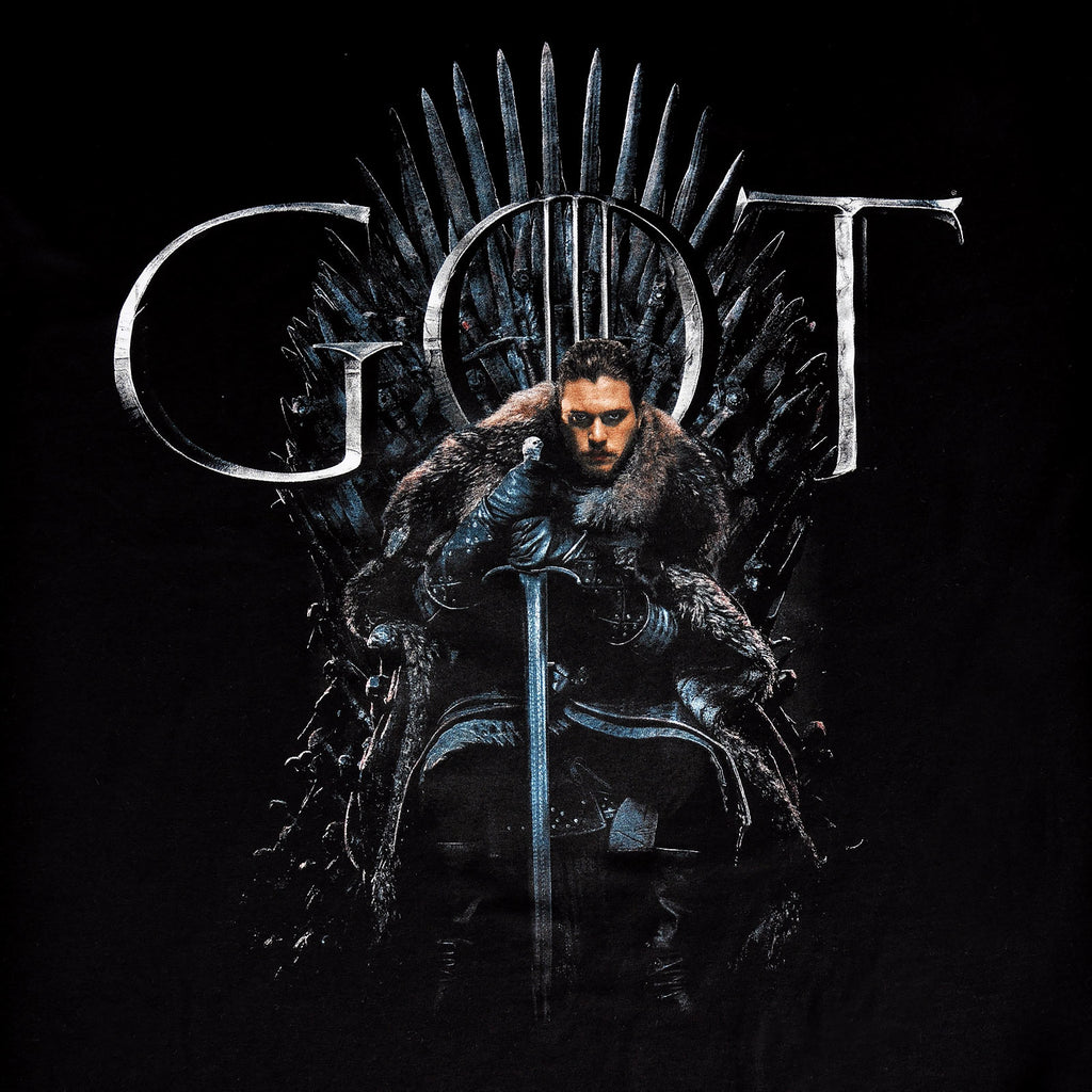 Produktbild Game of Thrones - Jon Snow For The Throne T-Shirt schwarz
