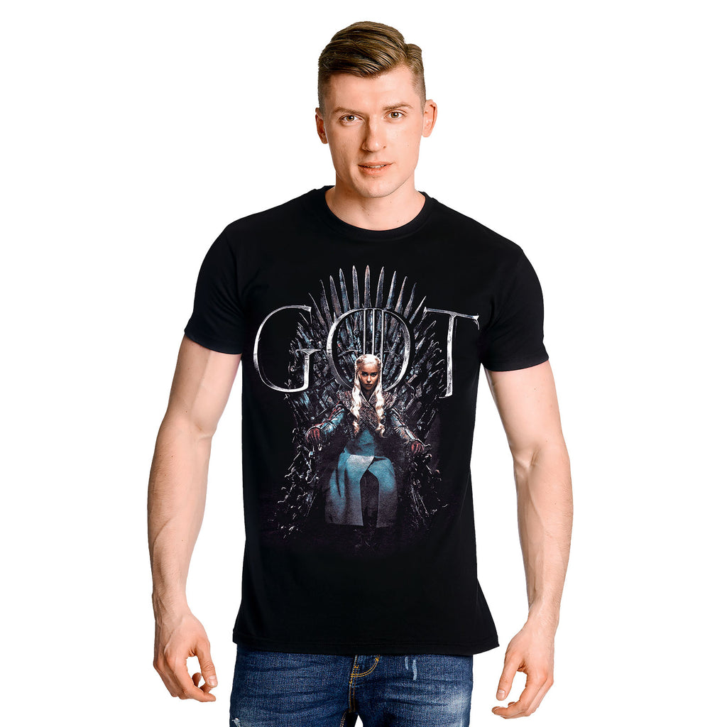Produktbild Game of Thrones - Daenerys For The Throne T-Shirt schwarz