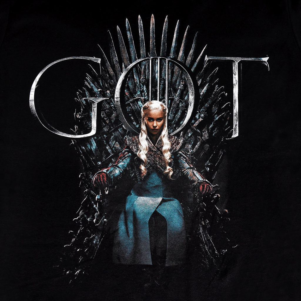 Produktbild Game of Thrones - Daenerys For The Throne T-Shirt schwarz