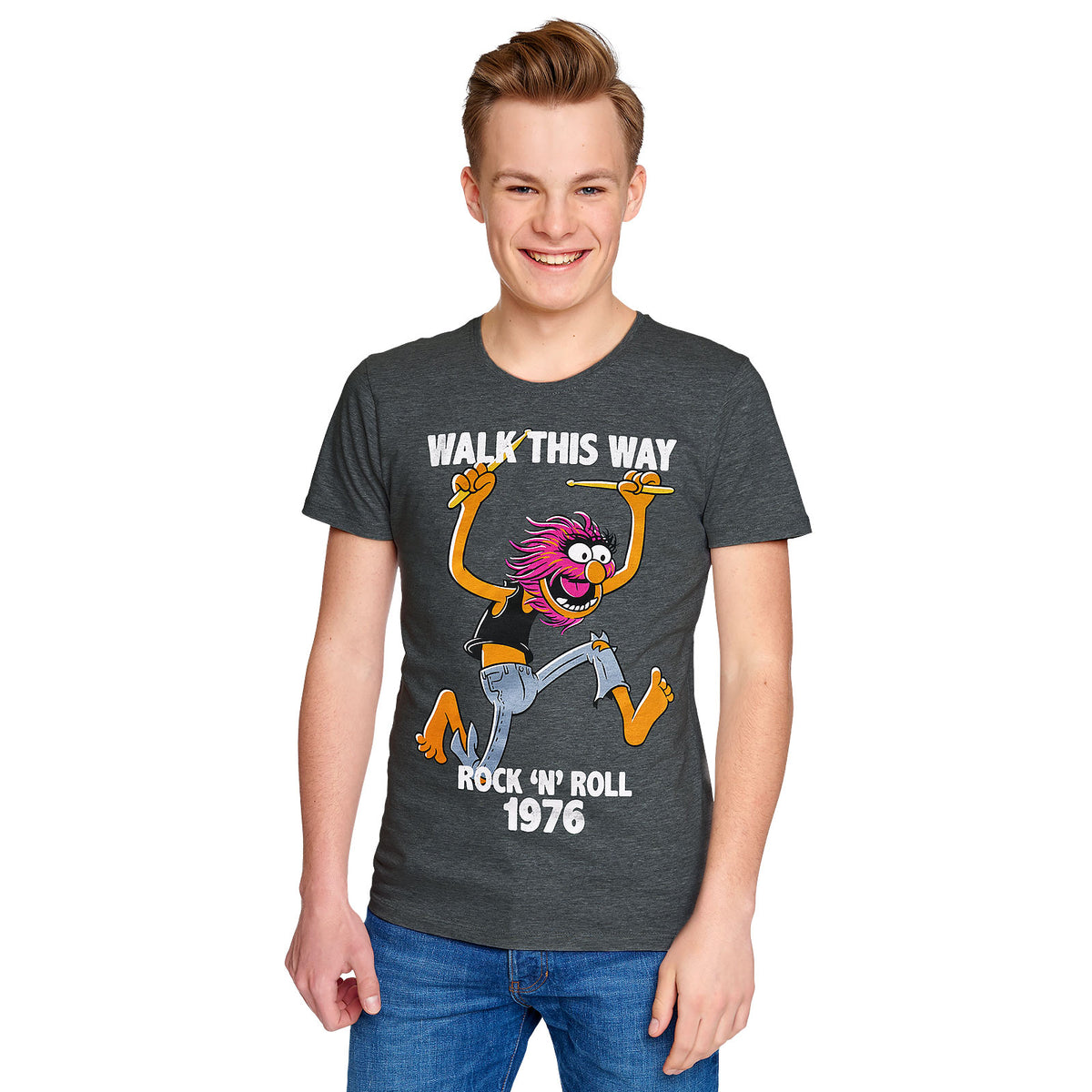 Produktbild Muppets - Animal Walk This Way T-Shirt grau