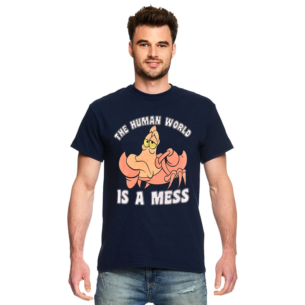 Produktbild Arielle - Sebastian Human World is a Mess T-Shirt blau