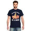 Produktbild Arielle - Sebastian Human World is a Mess T-Shirt blau