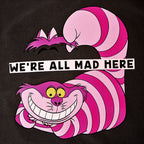 Product image Alice in Wonderland - Cheshire Cat All Mad Here T-Shirt Grey