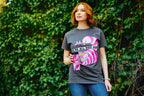 Product image Alice in Wonderland - Cheshire Cat All Mad Here T-Shirt Grey