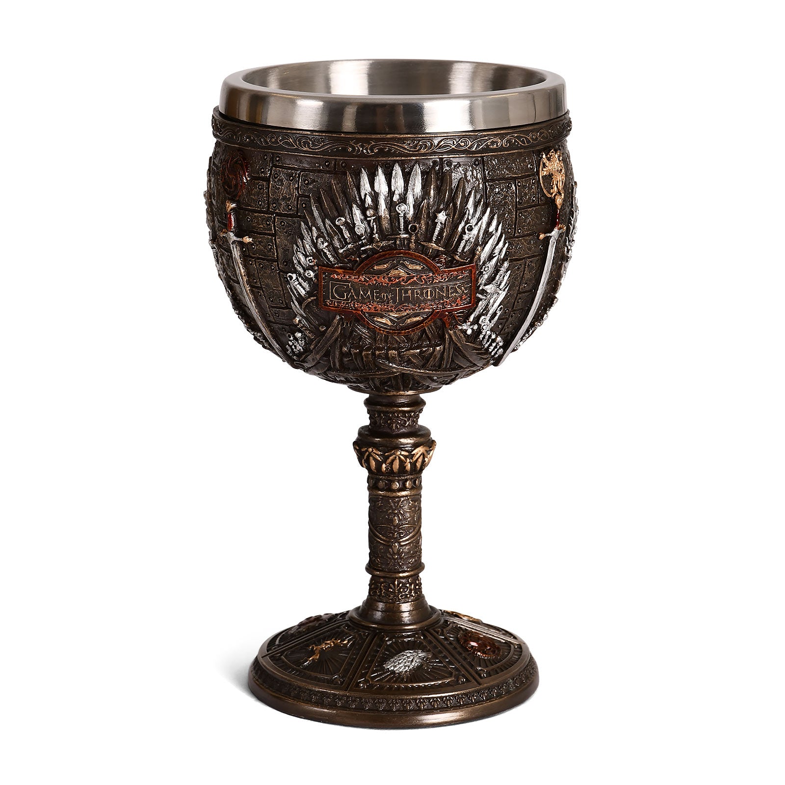 Produktbild Game of Thrones - Der Eiserne Thron Kelch deluxe