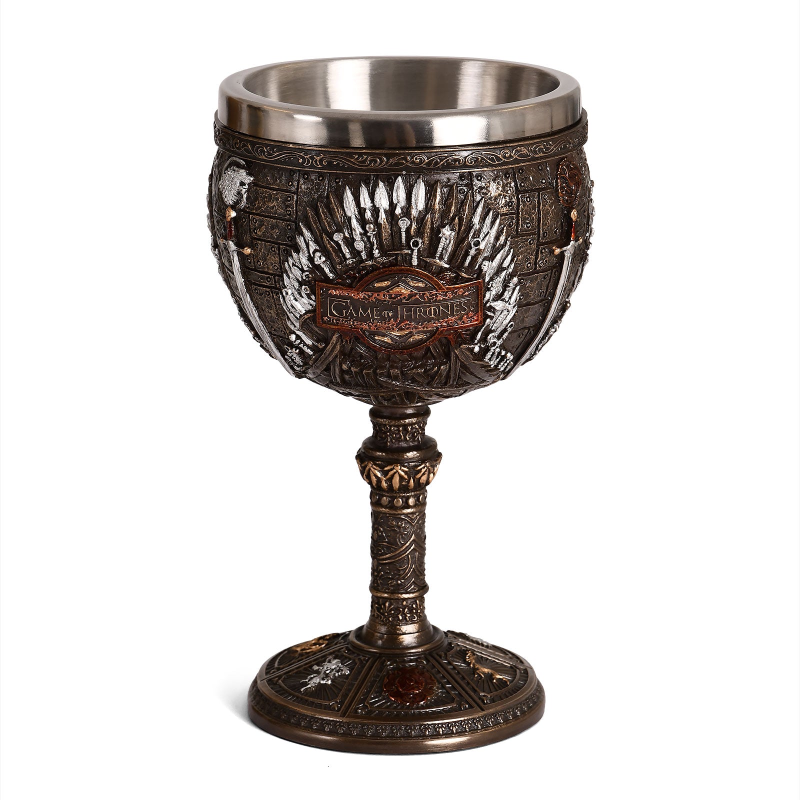 Produktbild Game of Thrones - Der Eiserne Thron Kelch deluxe