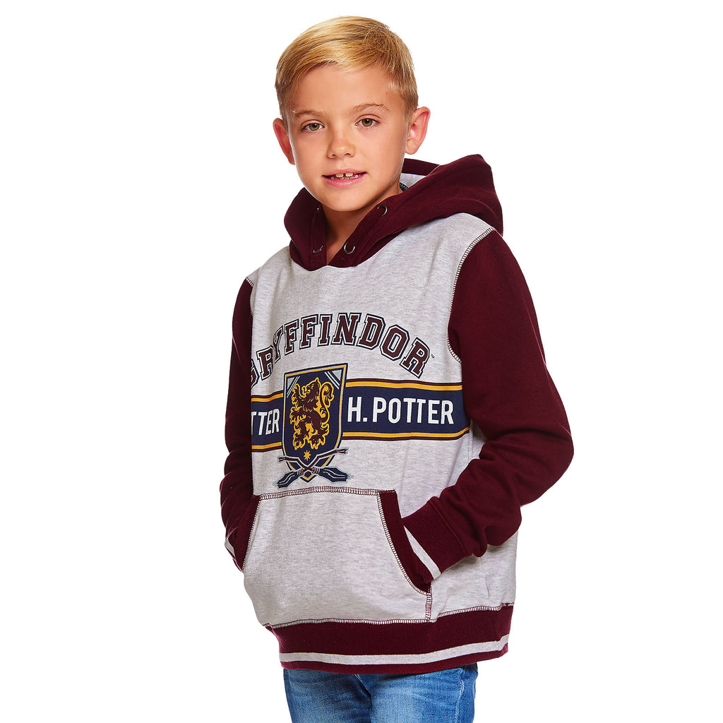 Produktbild Harry Potter - Gryffindor Kinder Hoodie grau-rot