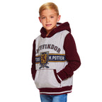 Produktbild Harry Potter - Gryffindor Kinder Hoodie grau-rot