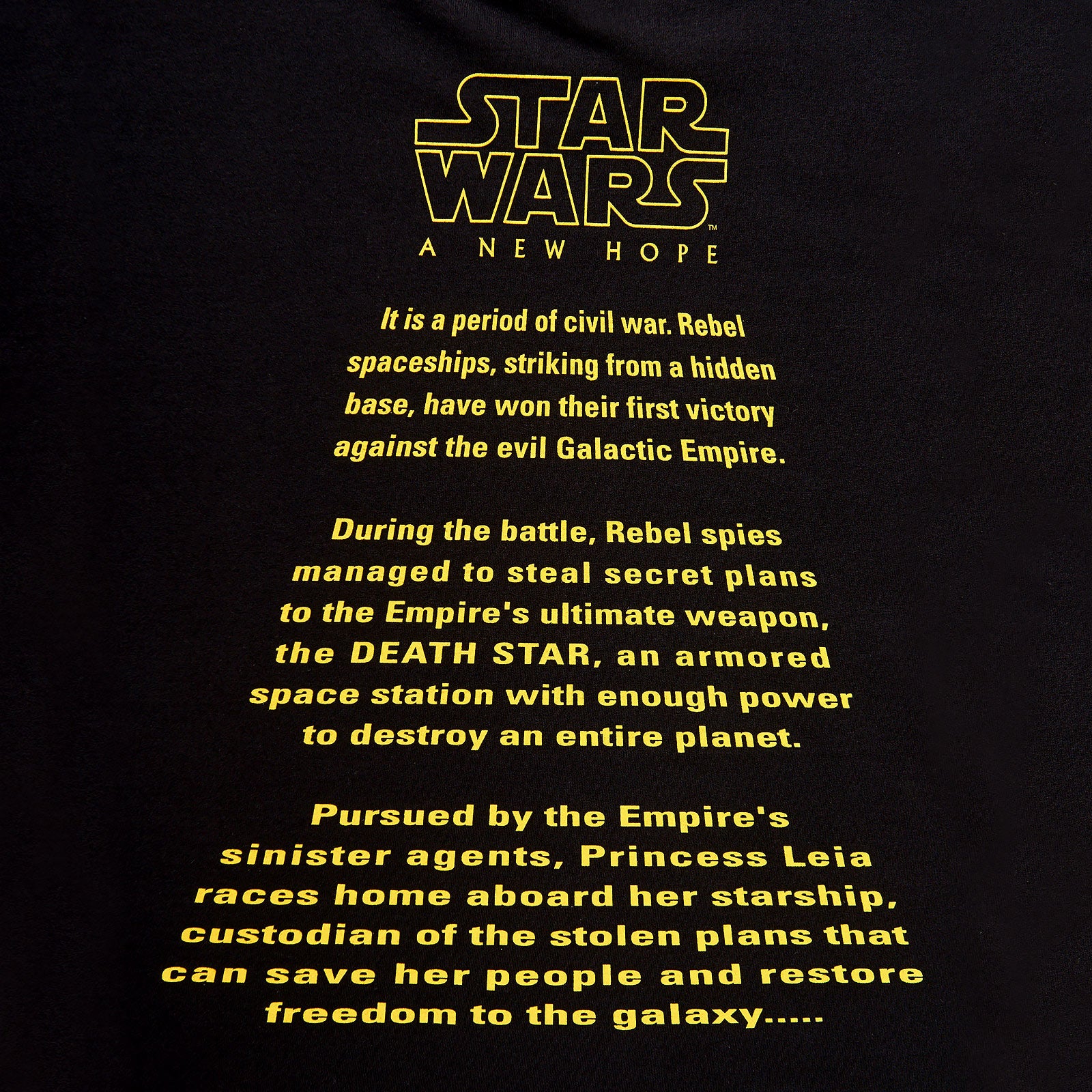 Product image Star Wars - A New Hope Classic T-Shirt black
