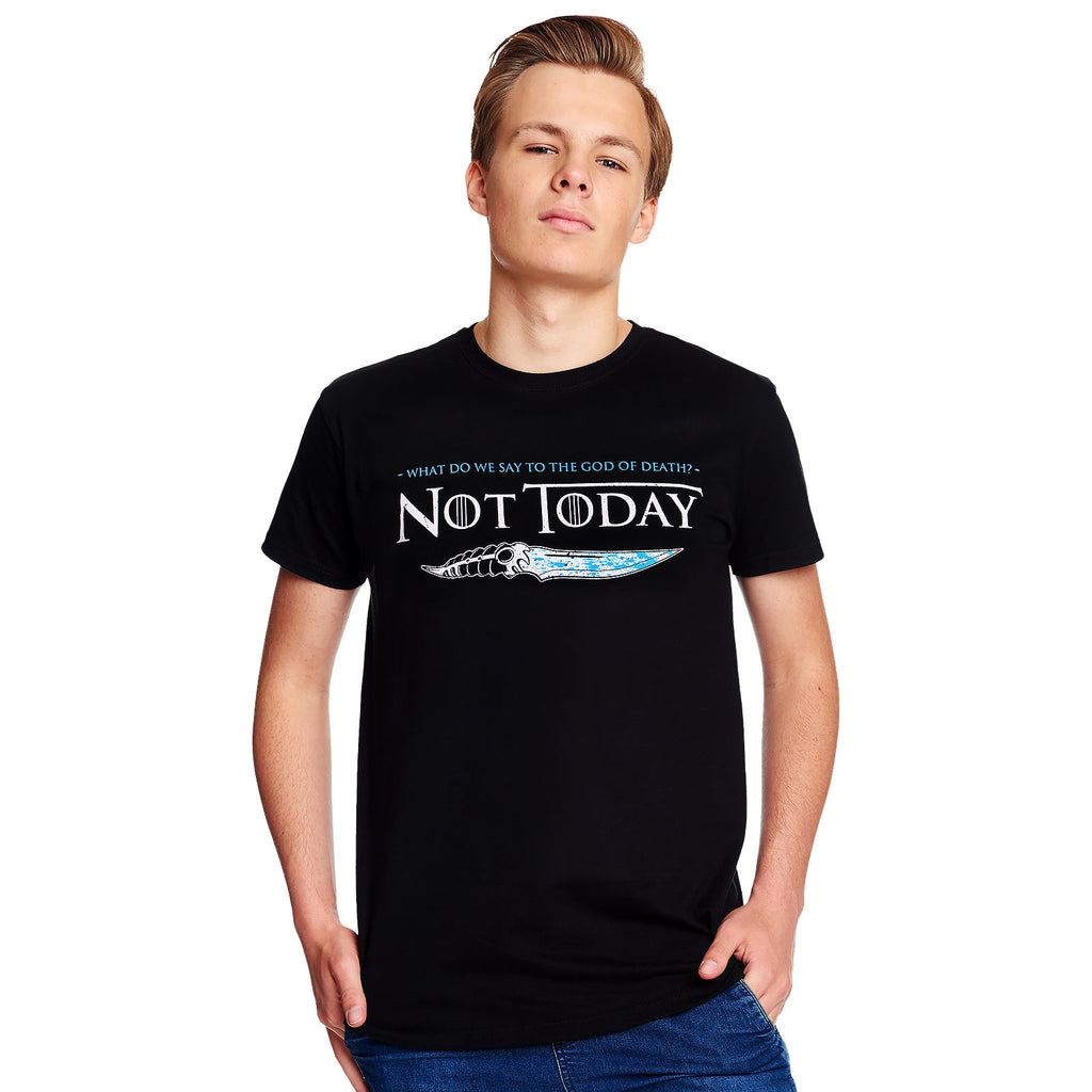 Produktbild Not Today T-Shirt für Game of Thrones Fans schwarz