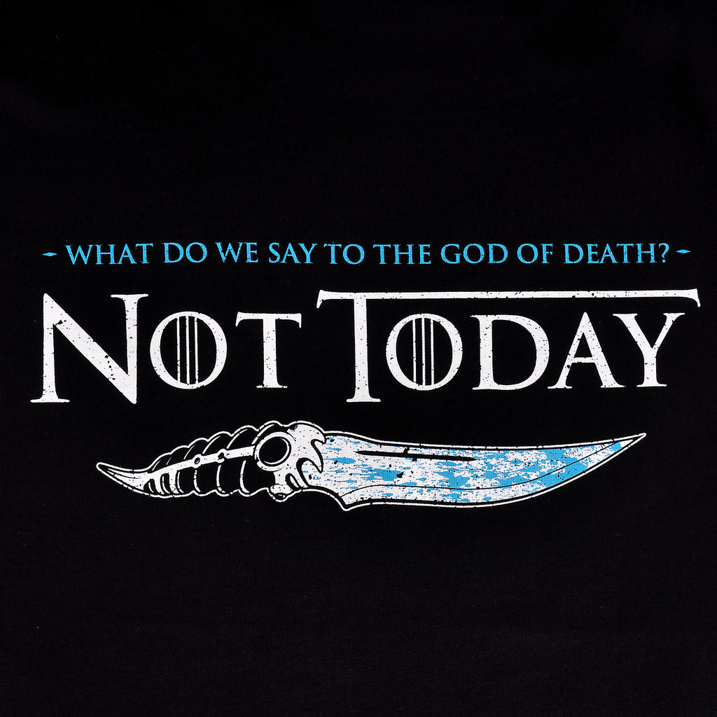 Produktbild Not Today T-Shirt für Game of Thrones Fans schwarz