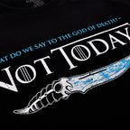 Produktbild Not Today T-Shirt für Game of Thrones Fans schwarz