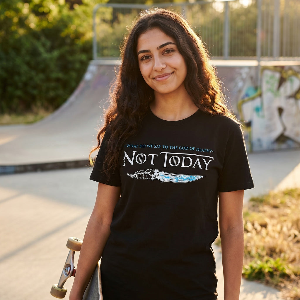Produktbild Not Today T-Shirt für Game of Thrones Fans schwarz