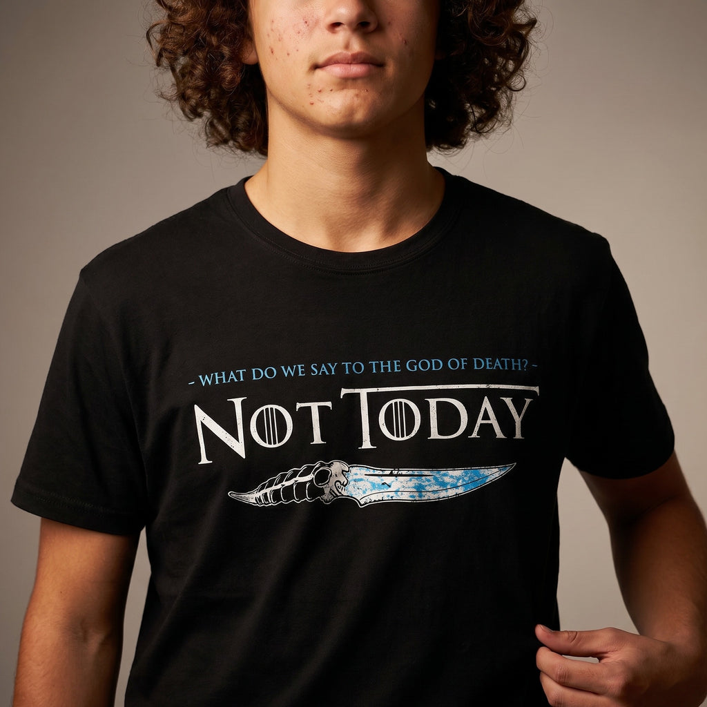 Produktbild Not Today T-Shirt für Game of Thrones Fans schwarz