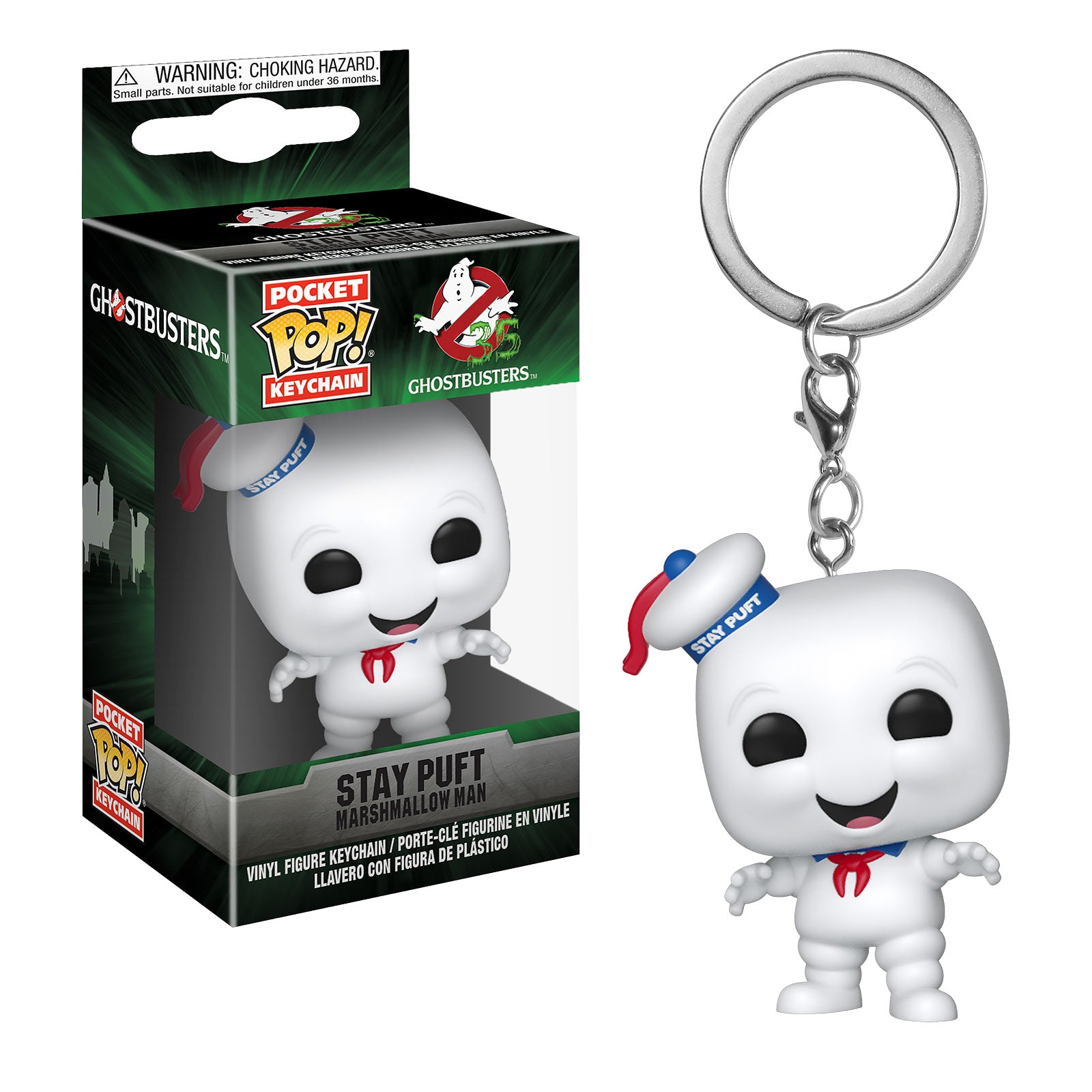 Produktbild Ghostbusters - Marshmallow Man Funko Pop Schlüsselanhänger