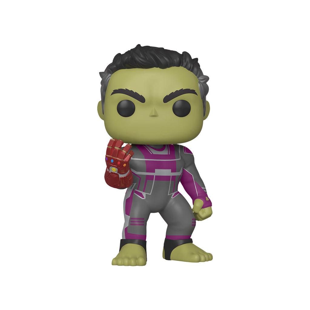 Produktbild Avengers - Hulk mit Nano Gauntlet Endgame Funko Pop Wackelkopf-Figur 16 cm