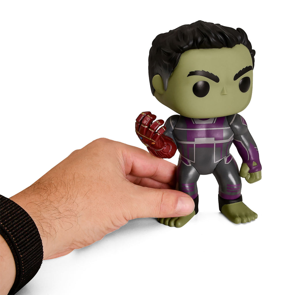 Produktbild Avengers - Hulk mit Nano Gauntlet Endgame Funko Pop Wackelkopf-Figur 16 cm
