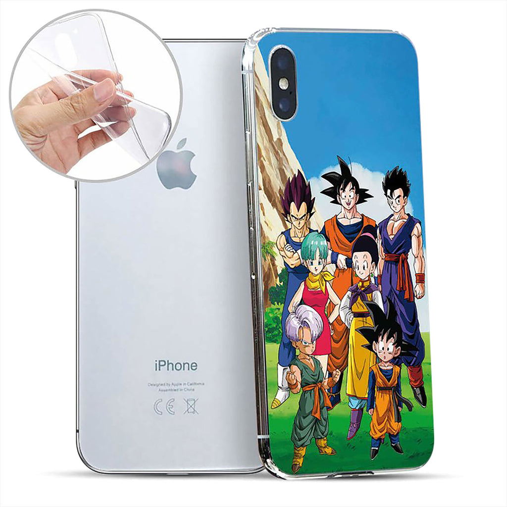 Produktbild Dragon Ball Z - Family & Friends iPhone X / XS Handyhülle Silikon