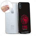 Produktbild Game of Thrones - Targaryen Wappen iPhone X / XS Handyhülle Silikon schwarz