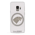 Produktbild Game of Thrones - Stark Wappen Samsung Galaxy S9 Handyhülle Silikon weiß
