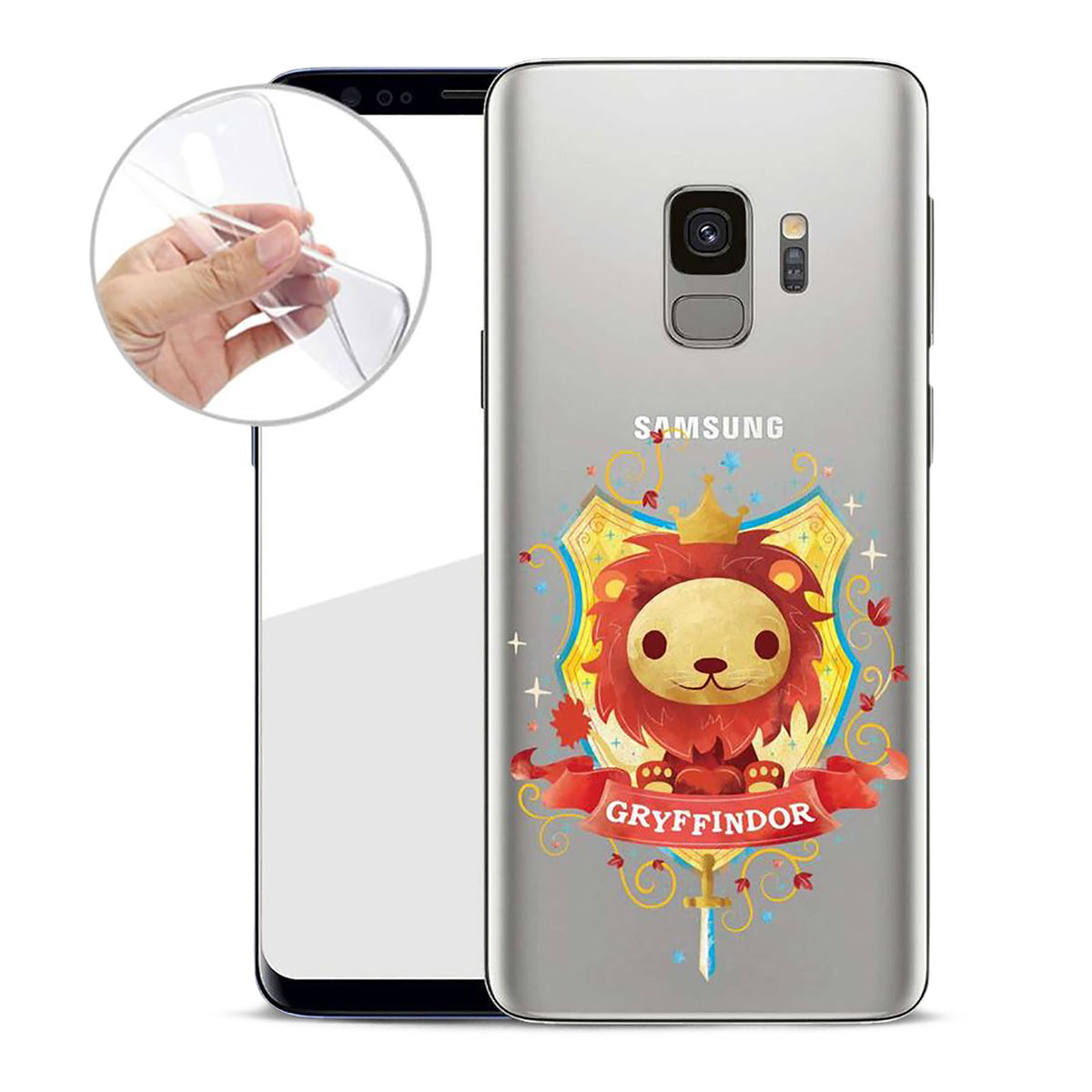 Product image Harry Potter - Magical Gryffindor Samsung Galaxy S9 Phone Case Silicone Transparent
