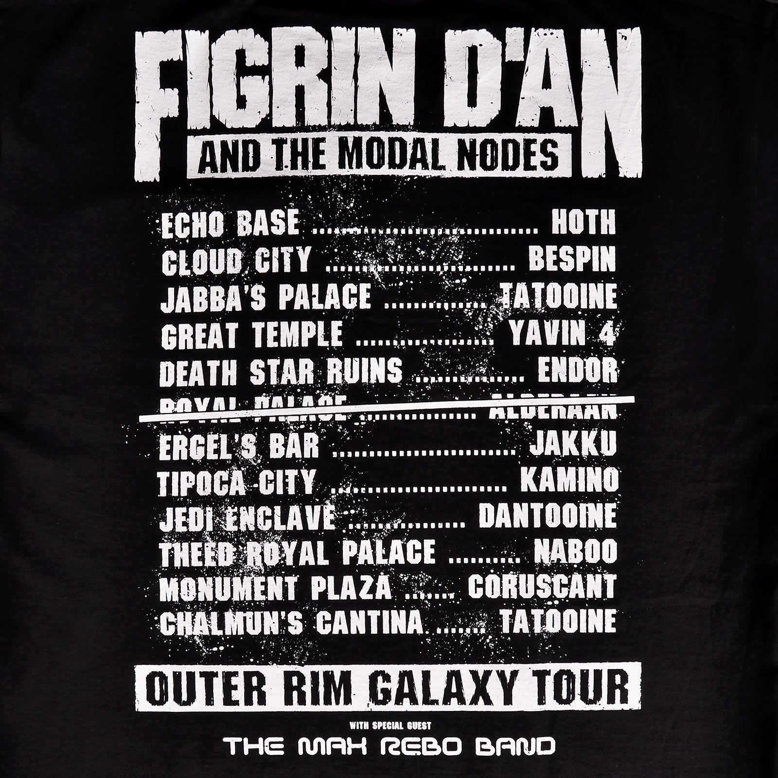 Produktbild Cantina Band Outer Rim Galaxy Tour T-Shirt - Star Wars