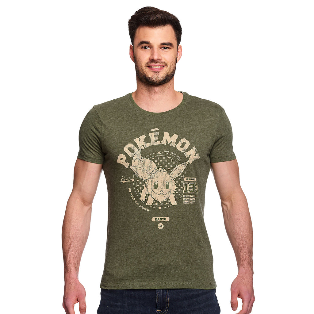 Produktbild Pokemon - Evoli T-Shirt grün