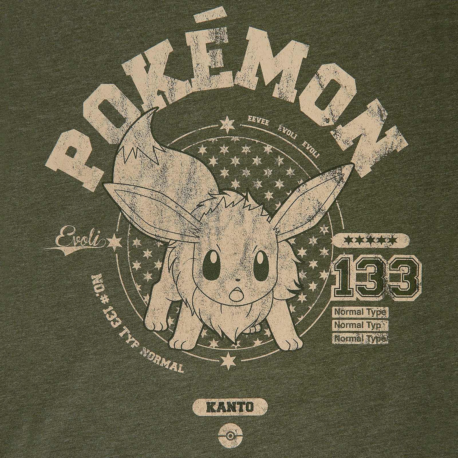 Produktbild Pokemon - Evoli T-Shirt grün