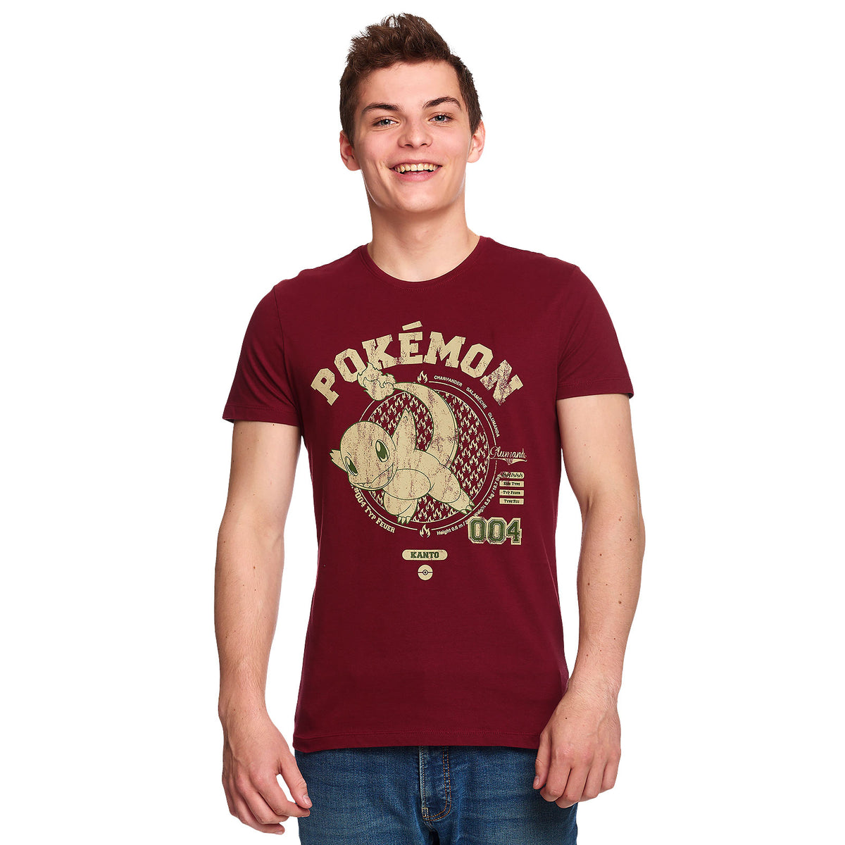 Produktbild Pokemon - Glumanda T-Shirt rot