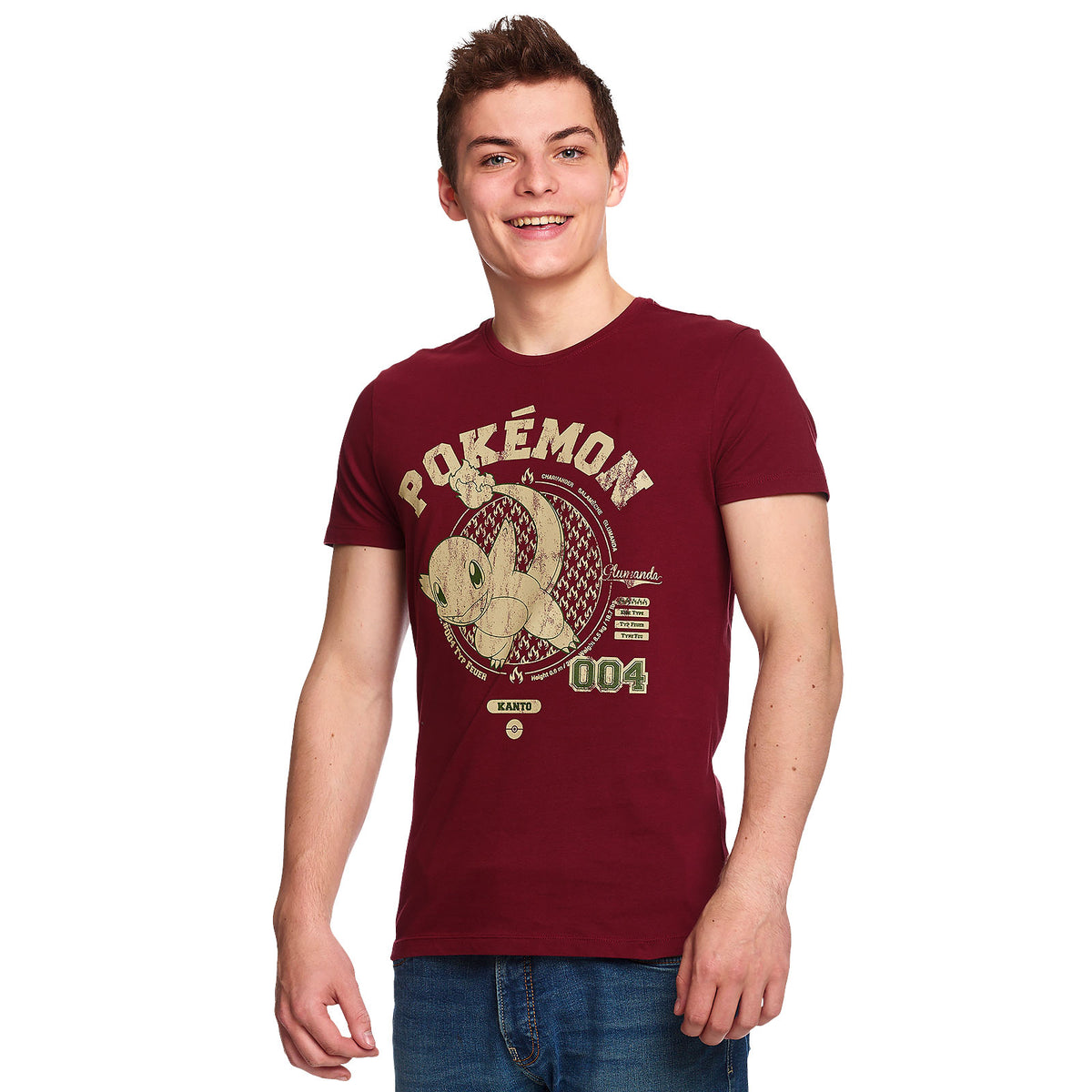 Produktbild Pokemon - Glumanda T-Shirt rot