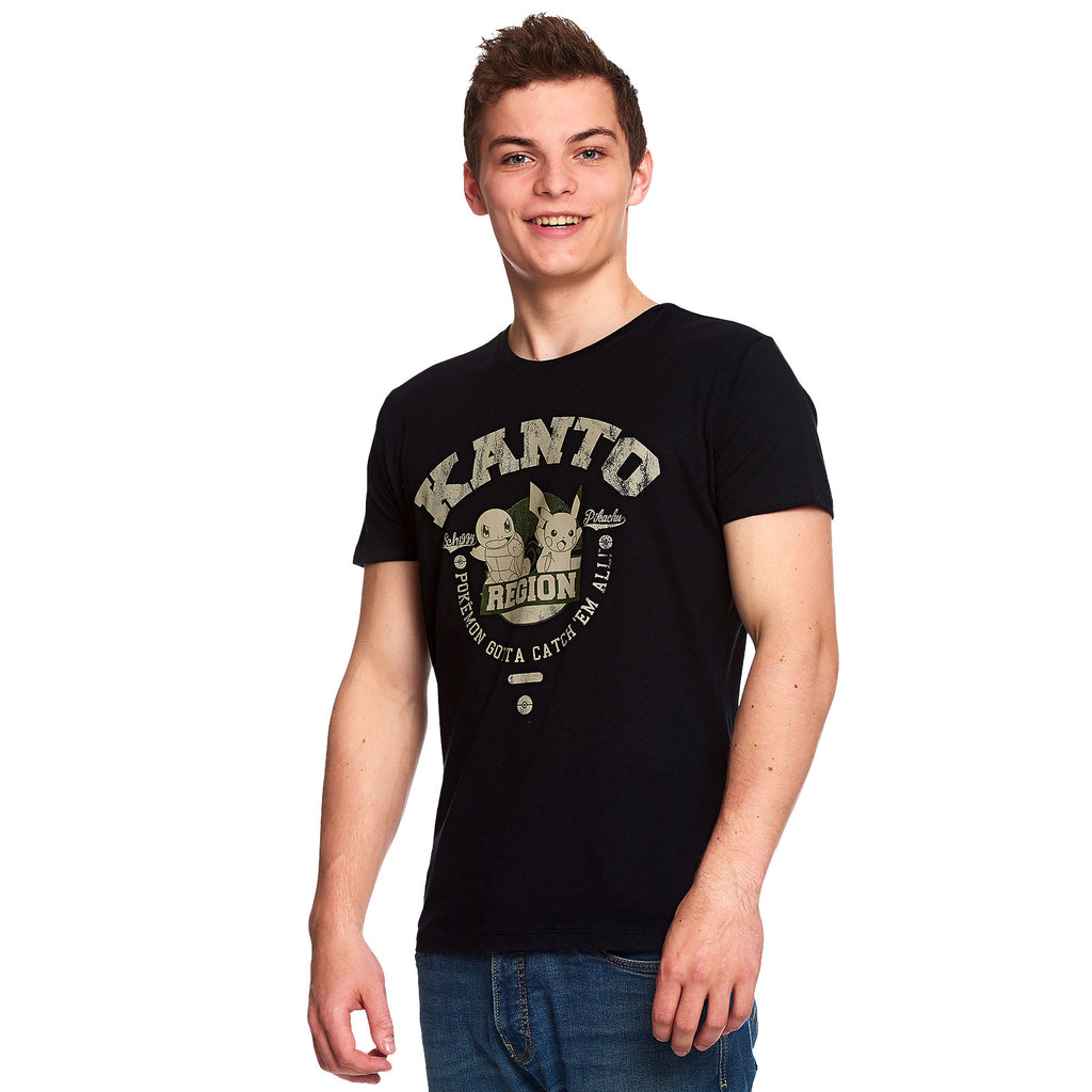Produktbild Pokemon - Kanto Region Starter T-Shirt schwarz